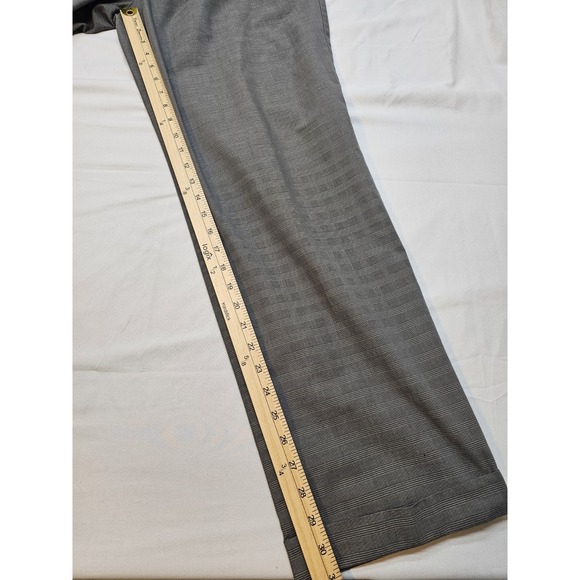 Dockers Men's Comfort Waist Pleated Dress Pants Gray Micro Check 34x32 - Picture 5 of 7